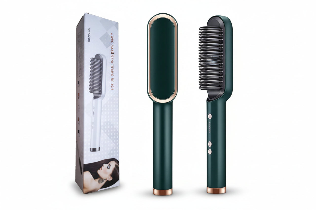 Professional Electric Hair Straightener Comb Brush